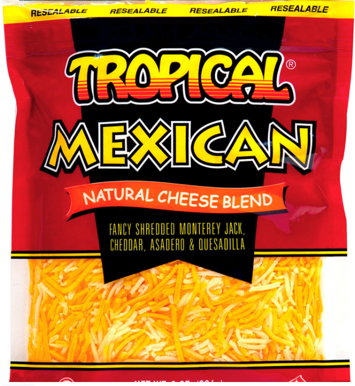 12/8OZ TROP. MEXICAN SHREDDED RAYADO