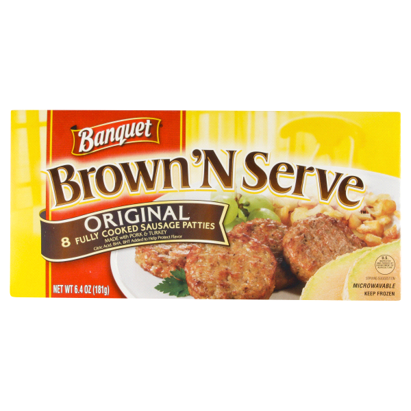 BROWN S SERVE ORIGINAL PATTIES 12/70Z