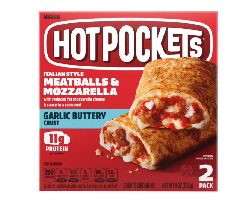 HOT POCKETS MEATBALL & MOZARELLA 8/9.OZ