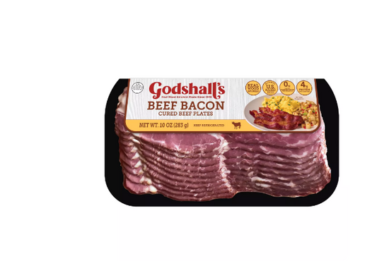 ECO GODSHALLS  BEEF BACON ENTERO  2PC