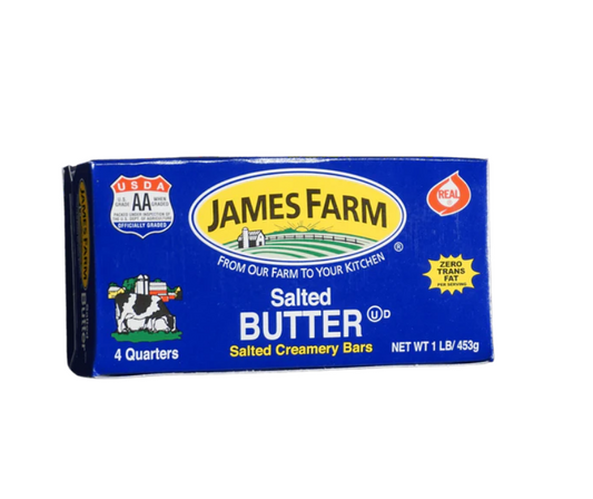 JAMES FARM QUART BUTTER 18/1