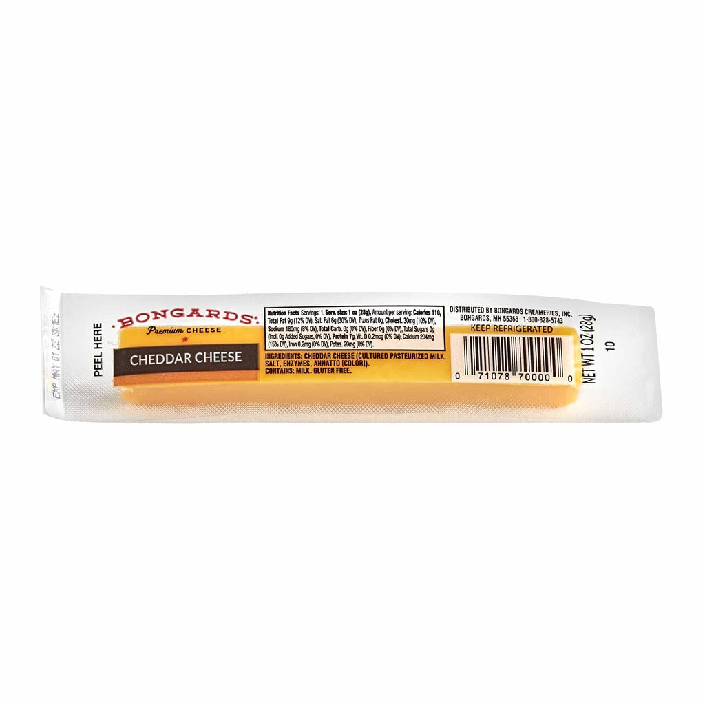 1 OZ BONGARDS - CHEDDAR CHEESE STICKS