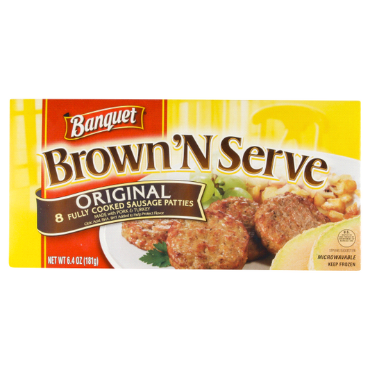 BROWN S SERVE ORIGINAL PATTIES 12/70Z