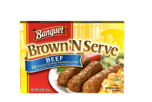 BROWN`S SERVE BEEF 12/6.4 OZ