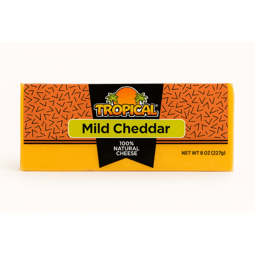 8 OZ TROPICAL - MILD CHEDDAR