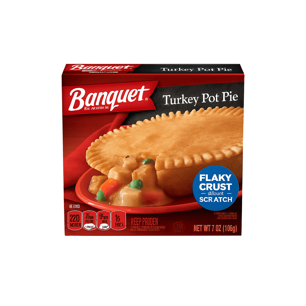 7 OZ BANQUET - TURKEY POT PIE