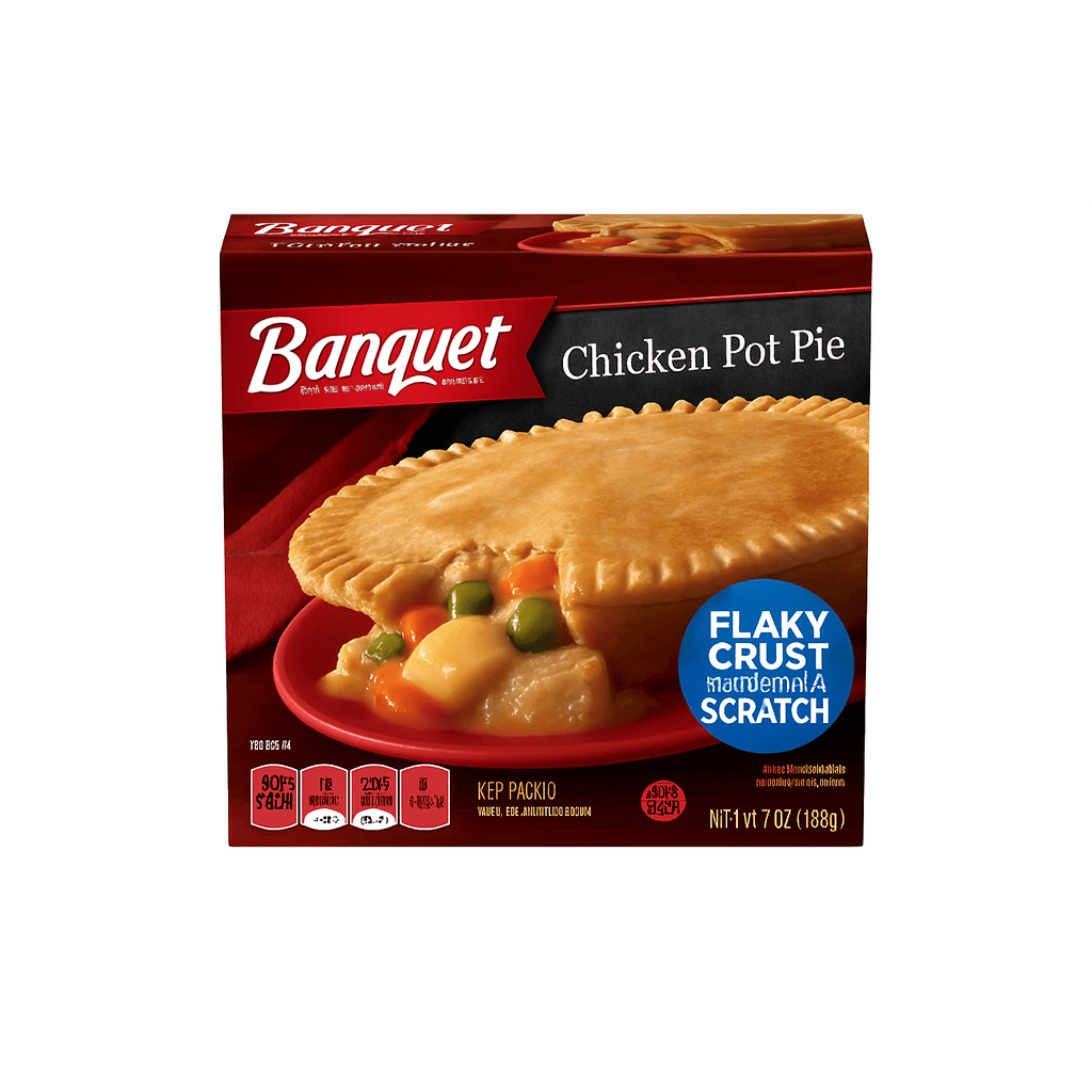 7 OZ BANQUET - CHICKEN POT PIE
