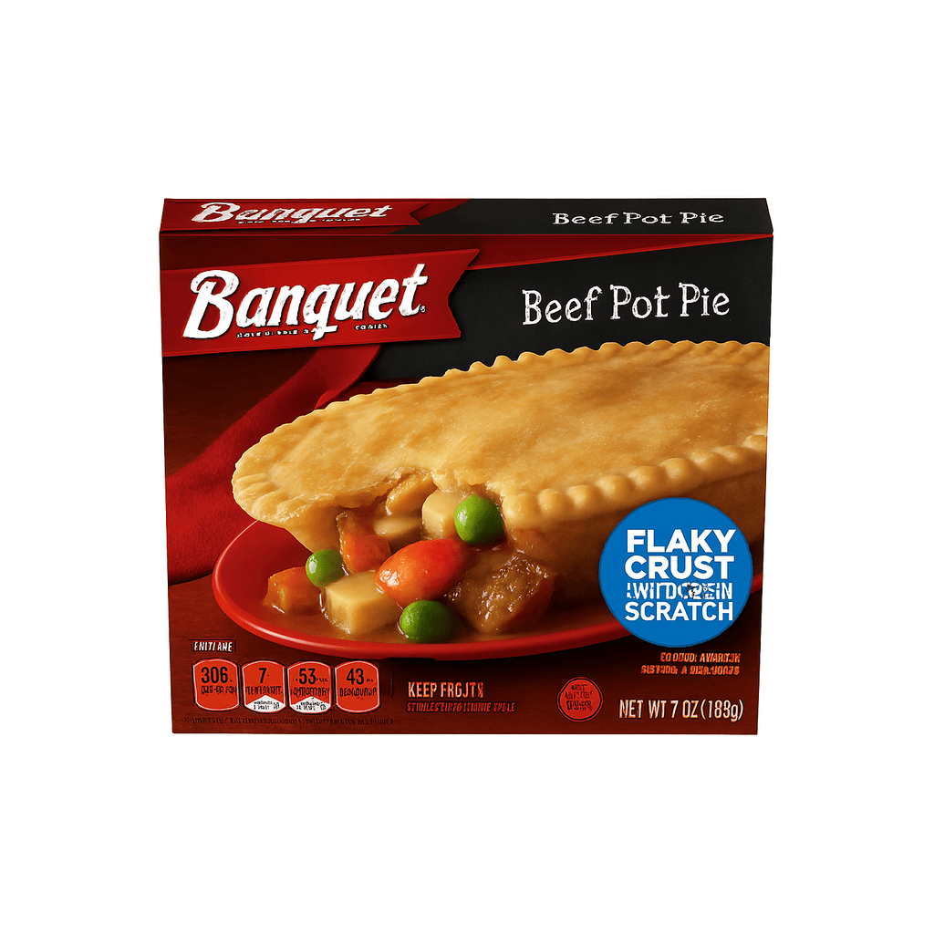 7 OZ BANQUET - BEEF POT PIE