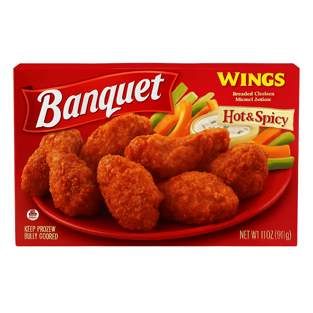 11 OZ BANQUET - HOT & SPICY WINGS