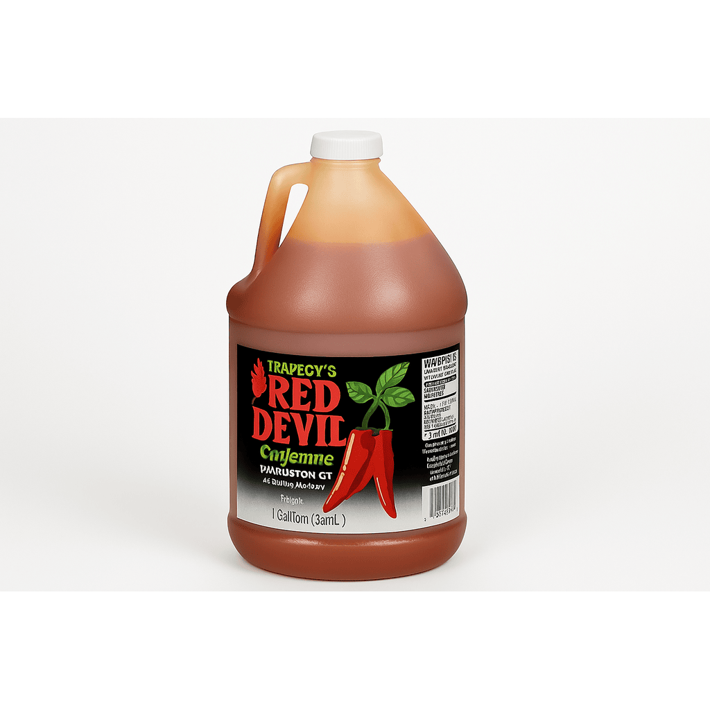 1 GL TRAPPEY'S HOT SAUCE - RED DEVIL CAYENNE