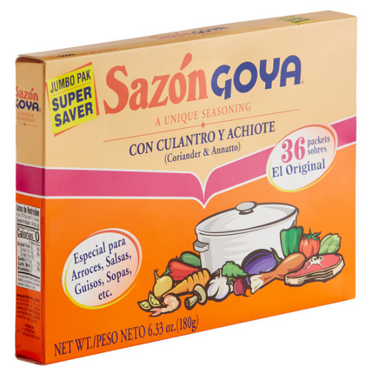 SAZON 15/6.33 OZ GOYA CON CULANTRO Y ACHITO
