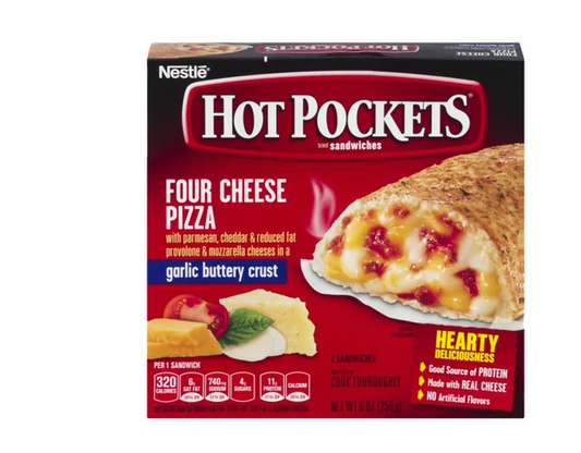HOT POCKET 4 CHEESE PIZZA 8/9OZ