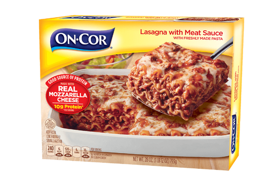 ONCOR LASANA W/MEAT SOUCE 6/ 28.OZ
