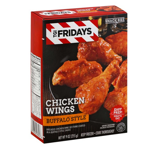 HOT BUFFALO TGI CHICKEN WINGS 8/9OZ (ALAS)