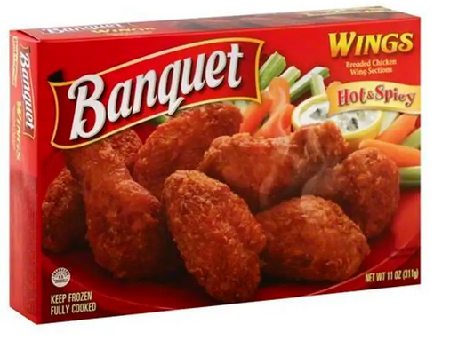 BANQUET HOT N SPICY WING 12/11OZ