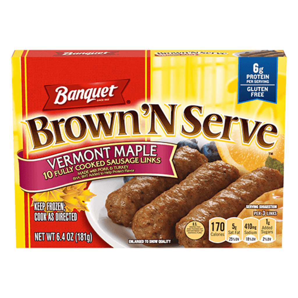 6.4 OZ BROWN 'N SERVE - MAPLE LINK