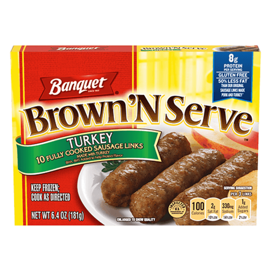 6.4 OZ BROWN 'N SERVE - TURKEY LINK
